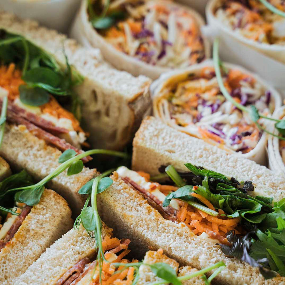 
                  
                    Sandwiches and wraps platter 
                  
                