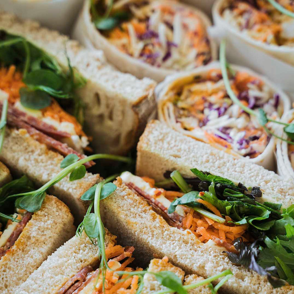 Sandwiches and wraps platter 