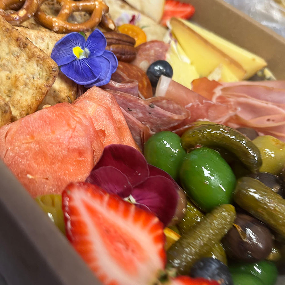 
                  
                    Catered grazing platter for 2
                  
                