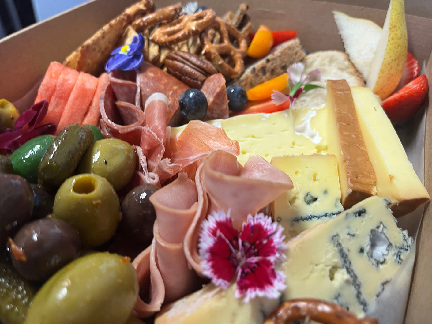 
                  
                    Catered grazing platter for 2
                  
                