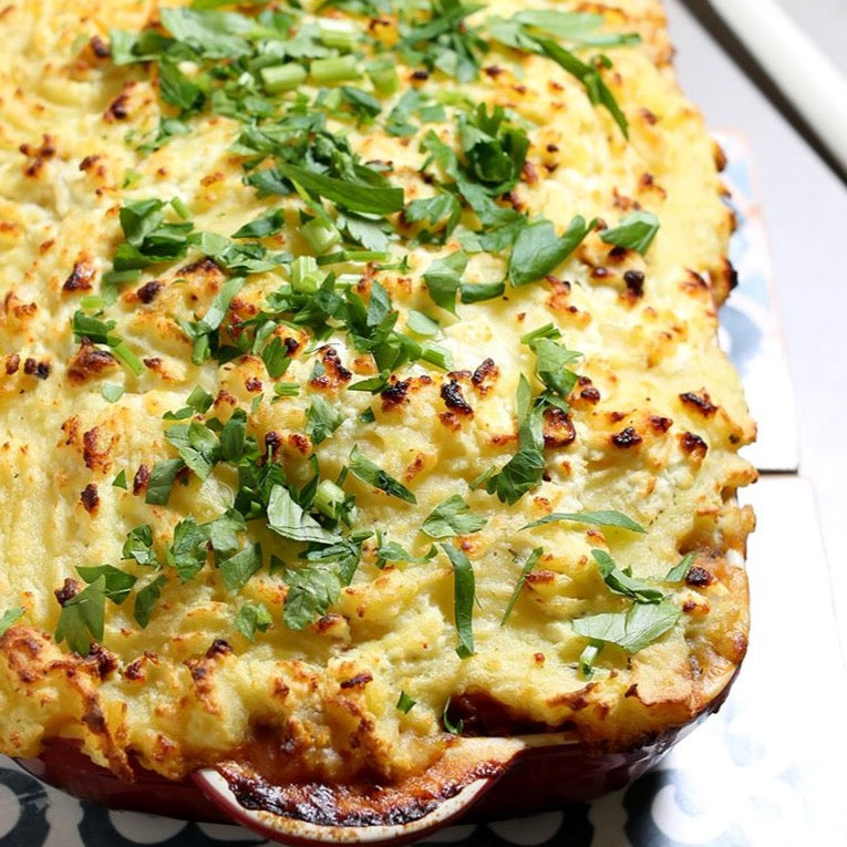 Lentil & kumera cottage pie