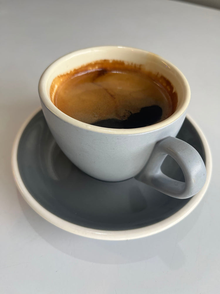 A long black coffee cup from Arctic Kitchen Cafe