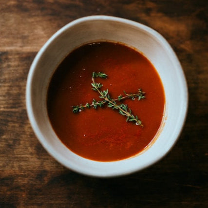 Roasted tomato, red pepper & pesto