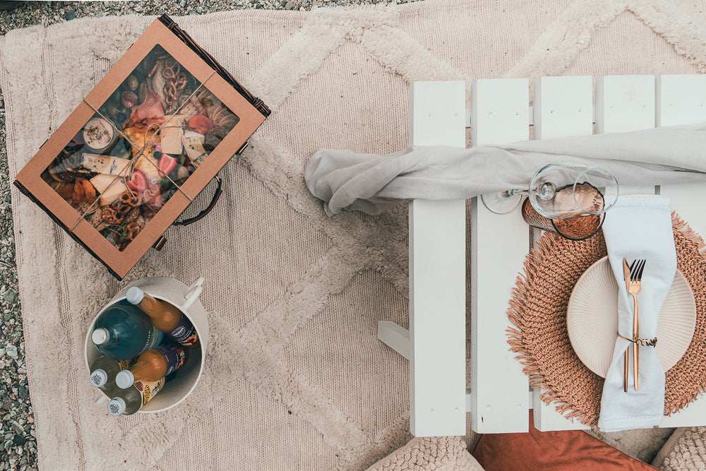 sharing platter at a picnic