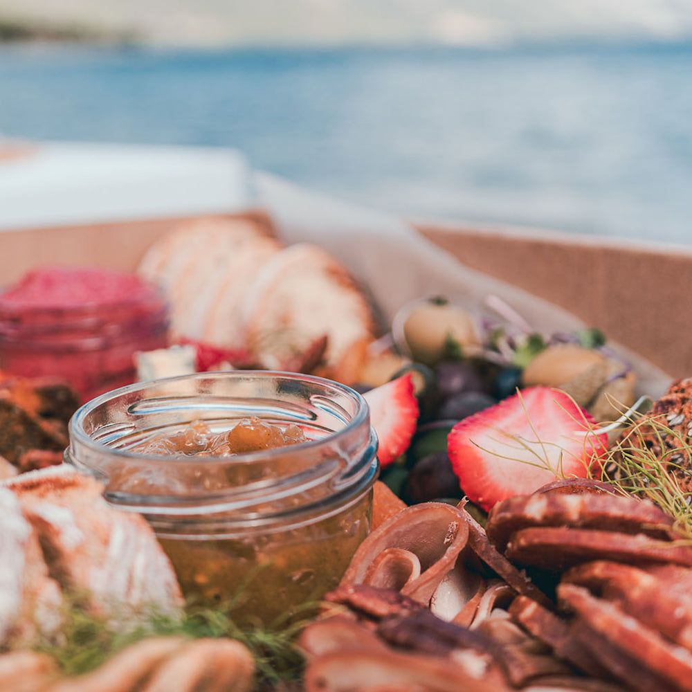 
                  
                    Catered grazing platter for 2 at the lake
                  
                