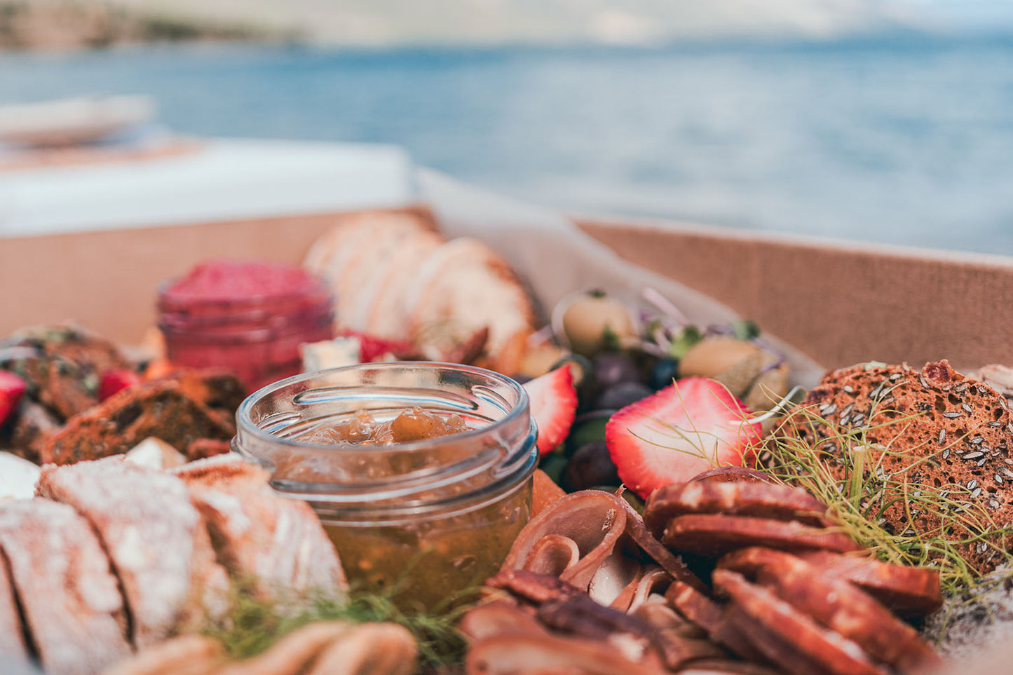
                  
                    Catered grazing platter for 2 at the lake
                  
                